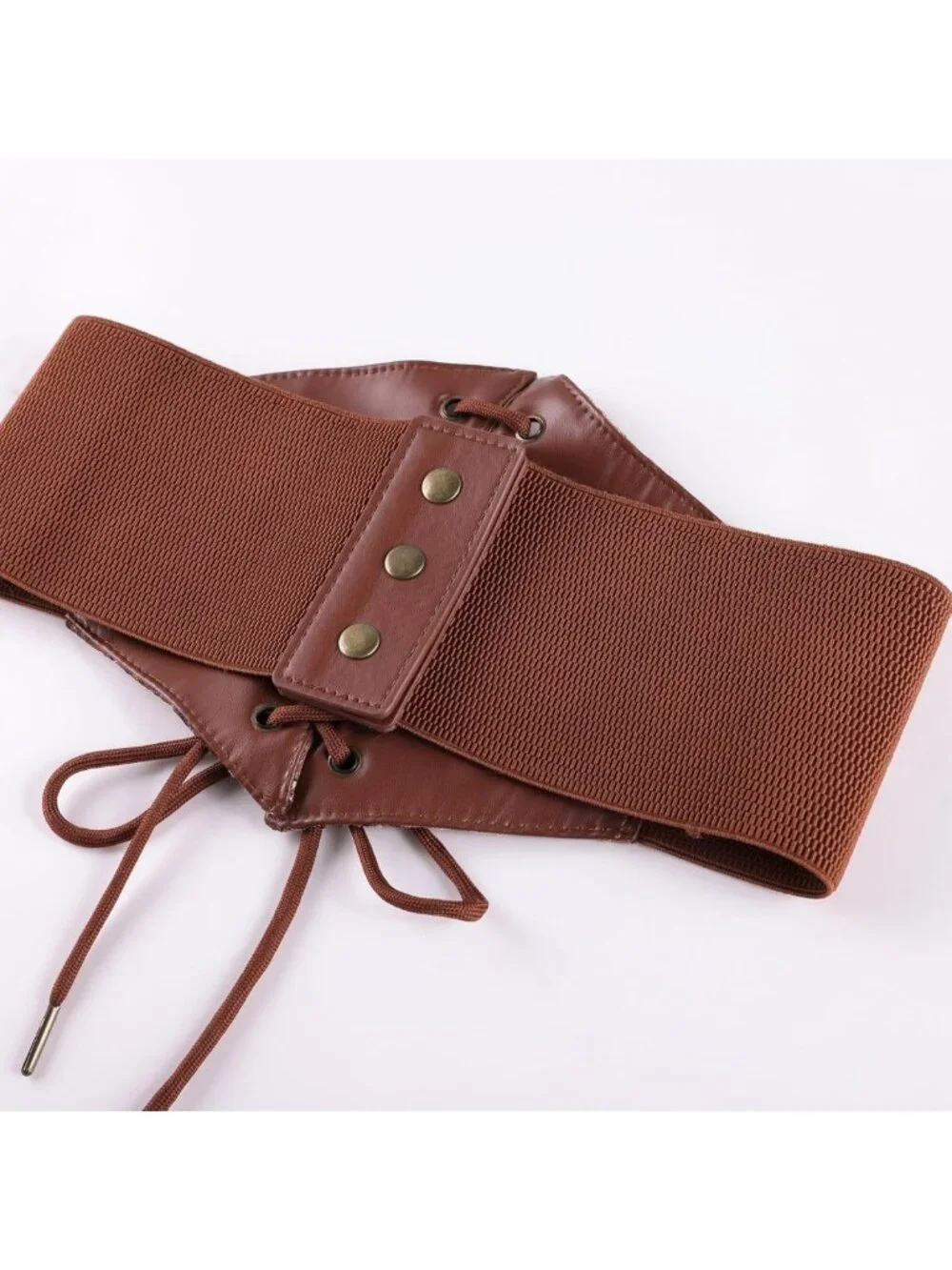 Renaissance Style Wide Elastic Corset Belt for Women - Fashionable Waist